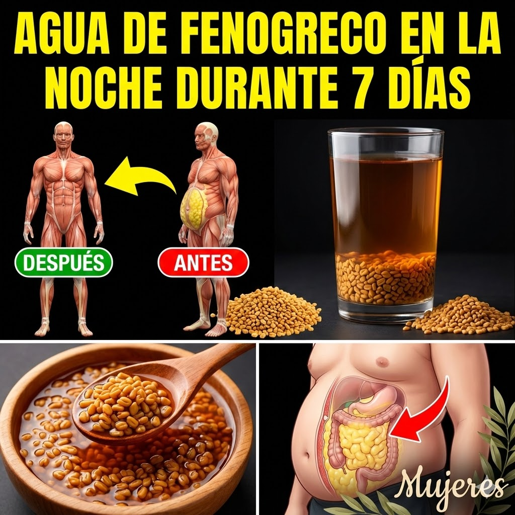Agua de Fenogreco y Linaza por la Noche: ¿Qué Pasa en tu Cuerpo en Solo 7 Días?