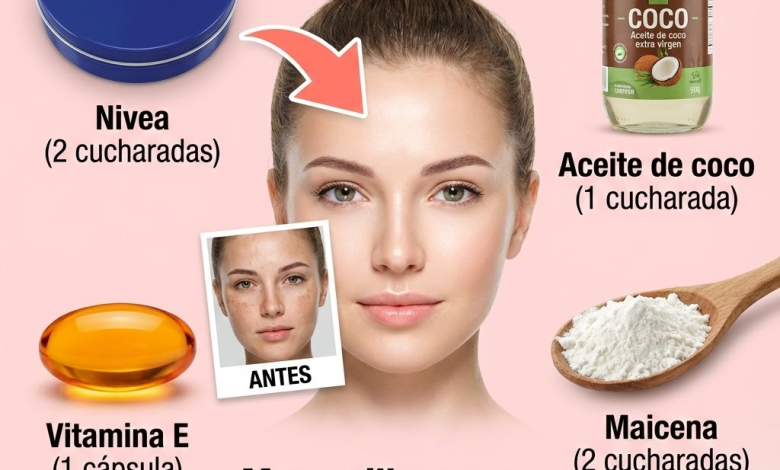 Mascarilla Casera con Nivea, Aceite de Coco, Maicena y Vitamina E: El Secreto de Juventud en tu Hogar