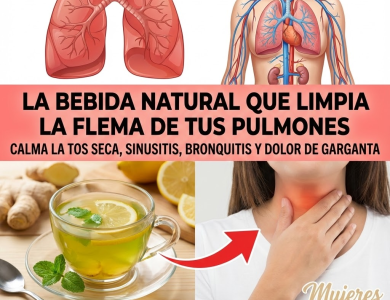 Bebida Natural para Limpiar los Pulmones: Infusión Poderosa con Jengibre, Ajo, Cebolla, Limón y Miel