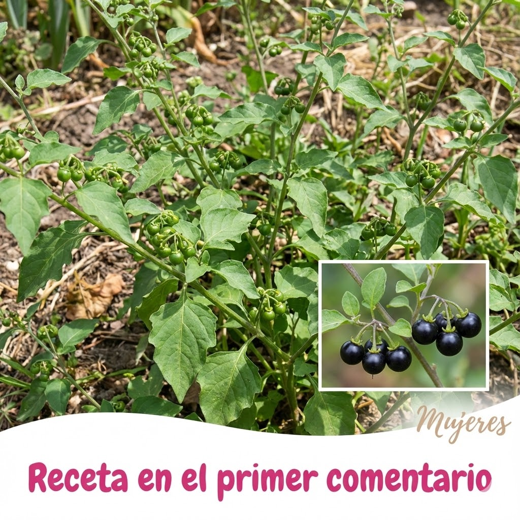 Hierba Mora: La Planta Medicinal que Alivia Dolores, Mejora la Digestión y Regenera la Piel