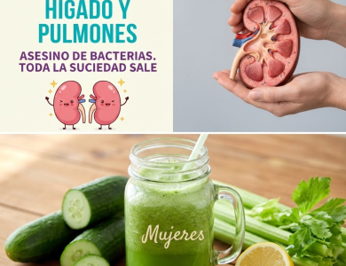 Jugo Detox de Pepino y Apio: Limpia Riñones y Hígado de Forma Natural