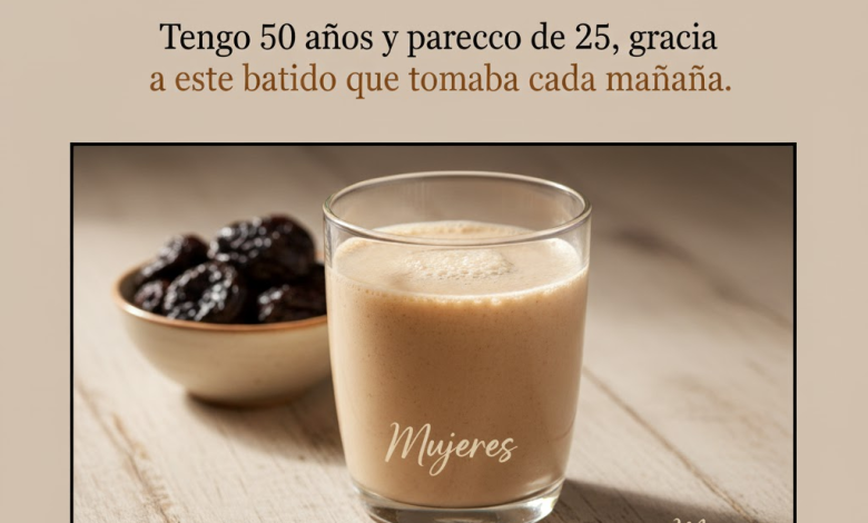 Batido Rejuvenecedor Natural: Energía, Juventud y Belleza desde el Desayuno