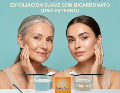 El Poder del Bicarbonato en tu Piel: Exfoliación Suave para Recuperar Luminosidad