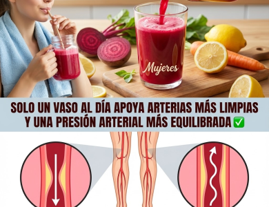 Jugo de betabel y limón para depurar y bajar la presión