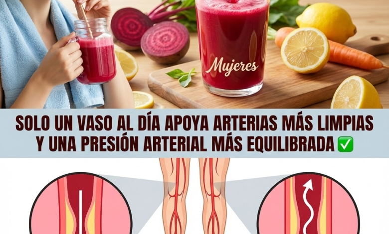 Jugo de betabel y limón para depurar y bajar la presión