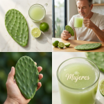Agua de Nopal con Limón en Ayunas: La Bebida Verde que Limpia, Equilibra y Da Energía
