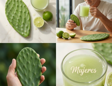 Agua de Nopal con Limón en Ayunas: La Bebida Verde que Limpia, Equilibra y Da Energía