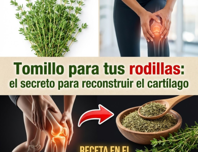 Tomillo para tus rodillas: cómo esta pequeña hierba puede apoyar tu cartílago y tus articulaciones