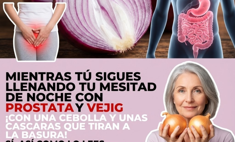 Cebolla y Cáscara de Cebolla para la Próstata y la Vejiga: Recetas Naturales, Beneficios y Precauciones
