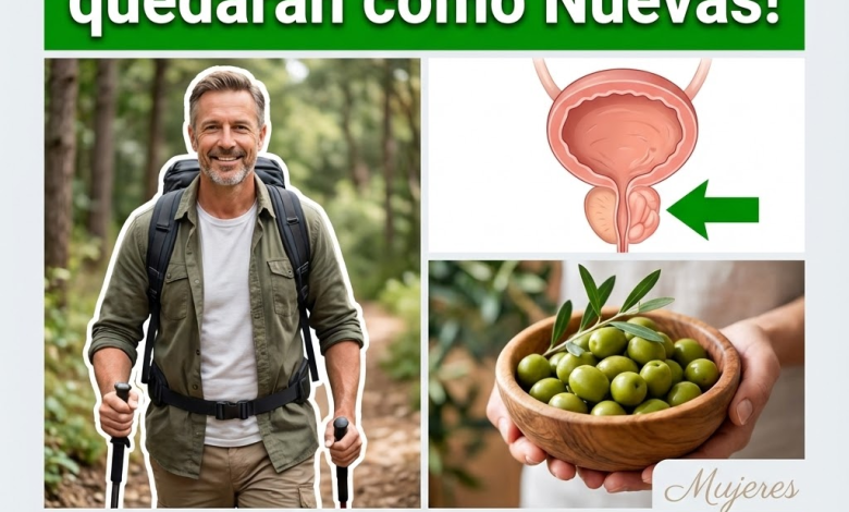 Hojas de Olivo y Aceite de Oliva Virgen Extra: Cómo Usar el “Ritual Verde” para Apoyar Vejiga, Próstata, Inflamación y Circulación