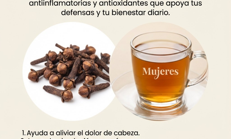 Té de clavo de olor: un pequeño gran aliado para la inflamación, la digestión y las defensas