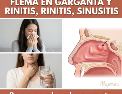 Remedios Caseros para el Moco, la Flema, la Rinitis y la Sinusitis: Guía Clara con Recetas y Precauciones