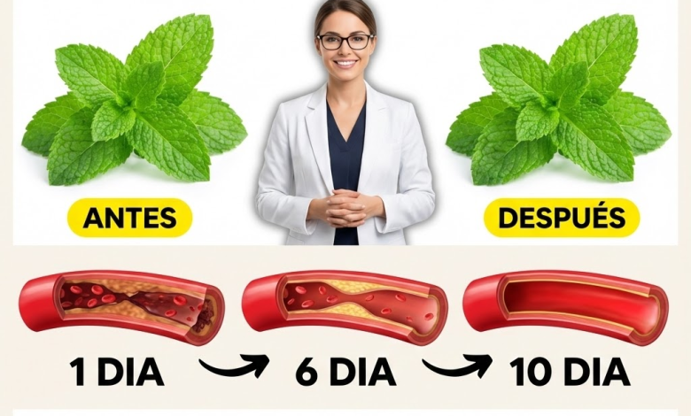 4 plantas para apoyar la salud de las arterias: menta, alcachofa, ajo y cúrcuma (Guía clara con recetas)