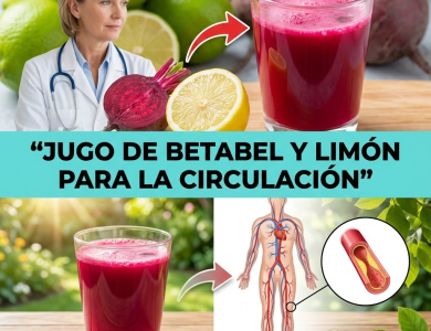 Jugo de betabel y limón para depurar el cuerpo y bajar la presión