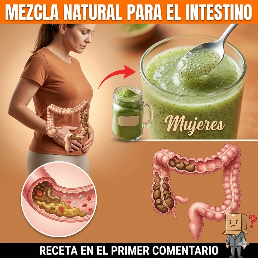 Prueba este potente limpiador intestinal natural — ¡Tu abdomen te lo agradecerá!