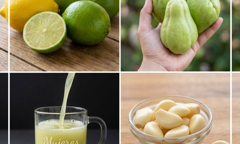 Poderoso Jugo de Chayote, Limón y Ajo: Receta, Beneficios y Cómo Tomarlo
