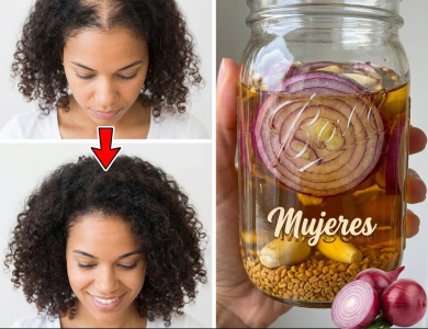 De Cabello Fino a Grueso: Receta Natural con Cebolla, Ajo y Fenogreco para un Crecimiento Más Fuerte