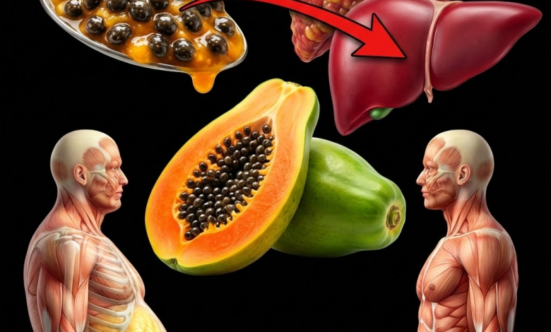 El poder oculto de las semillas de papaya: el secreto natural para limpiar el hígado y quemar grasa abdominal