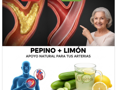Bebida Natural con Pepino y Limón para Cuidar tus Arterias y tu Corazón Bebida Natural con Pepino y Limón para Cuidar tus Arterias y tu Corazón