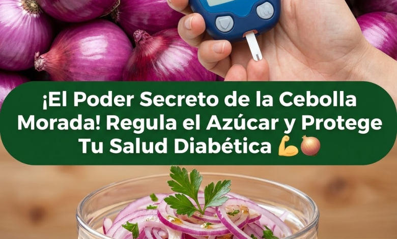 Reduce tu glucosa con esta deliciosa receta de cebolla morada