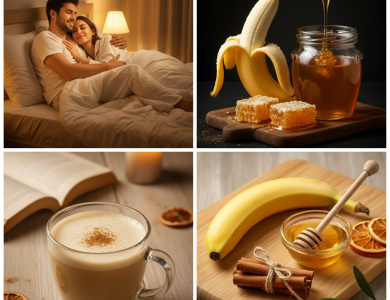 Bebida Nocturna de Plátano, Canela y Miel: El Ritual Simple para Dormir Mejor y Despertar con Más Energía