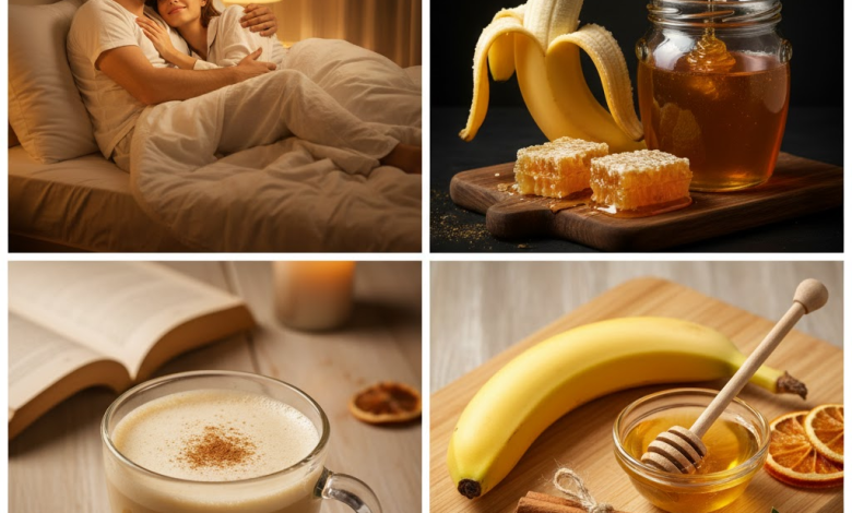 Bebida Nocturna de Plátano, Canela y Miel: El Ritual Simple para Dormir Mejor y Despertar con Más Energía