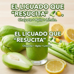 El Licuado Verde que “Resucita”: Chayote, Apio y Limón para tus Rodillas y Presión