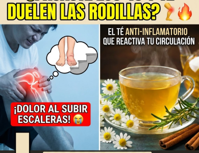 ¿Pasaste los 40 y te Duelen las Rodillas? El “Té Anti-Inflamatorio” que Reactiva tu Circulación