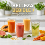Belleza Bebible: 4 Batidos Naturales que Tu Piel Amará Más que a Cualquier Crema