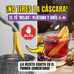 ¡No tires la cáscara! El Té “Relax & Digest” de Plátano, Jamaica y Anís