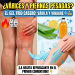 Alivio Refrescante: Gel Casero de Sábila y Vinagre para Piernas Cansadas y con Várices