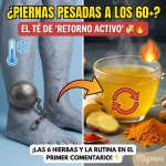 Piernas Pesadas después de los 60: 6 Hierbas y una Rutina para Reactivar tu Circulación