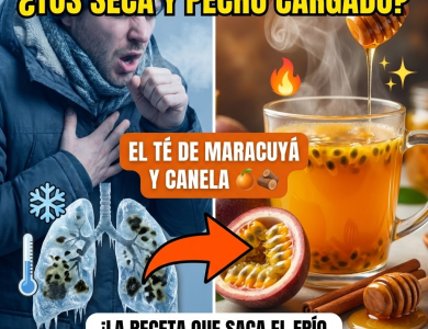 El “Té de la Pasión” que Despeja tu Pecho: Maracuyá, Canela y Miel contra la Tos