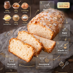 Delicia de Almendras y Miel: Un Bizcocho Casero Irresistible en 45 Minutos