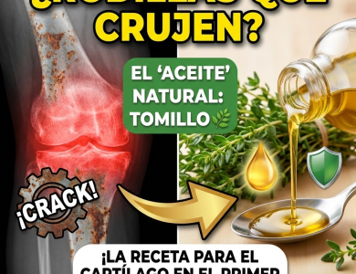 Adiós a las Rodillas “Oxidadas”: El Poder Oculto del Tomillo para tu Cartílago