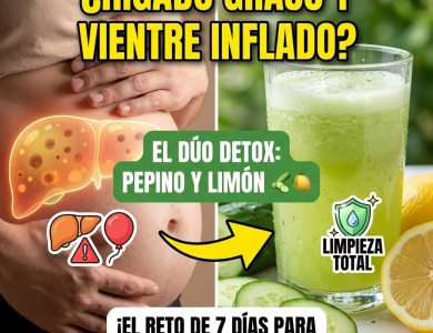 El “Dúo Detox”: Pepino y Limón para un Vientre Plano y un Hígado Renovado