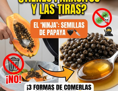 ¡No las Tires a la Basura! El “Ninja” Oculto en tu Papaya que Extermina Parásitos