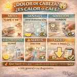 ¿Dolor de cabeza? A veces es agua, no drama