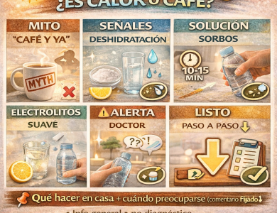 ¿Dolor de cabeza? A veces es agua, no drama