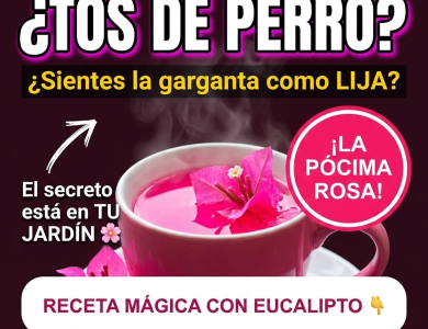 ¿Garganta de Lija? El Secreto “Rosado” de la Abuela para Calmar la Tos de Perro