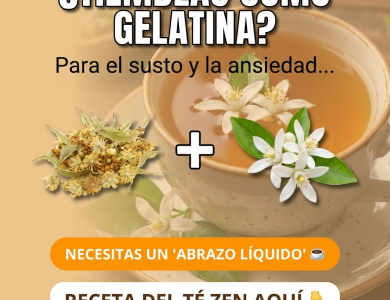 ¿Tiemblas como Gelatina? El “Abrazo en Taza” de Tila y Azahar para el Susto y los Nervios