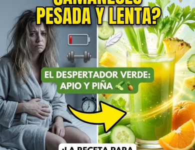 El “Despertador Verde”: Apio, Pepino, Piña y Naranja para una Mañana Ligera