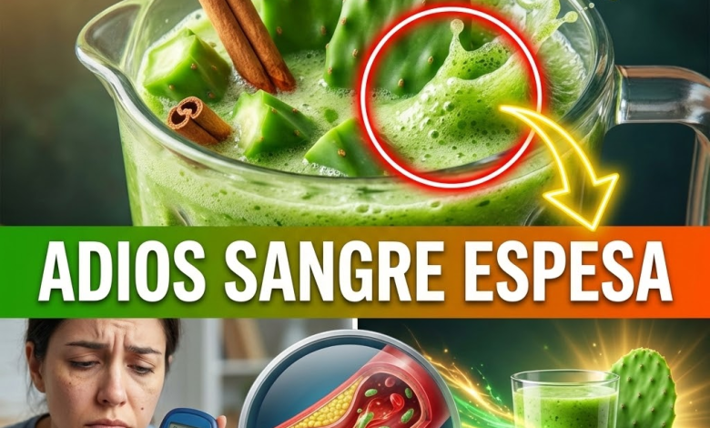 ¿Tu Sangre Parece “Miel de Maple”? El Licuado de Nopal y Canela: El “Rey” para Bajar el Azúcar en Ayunas