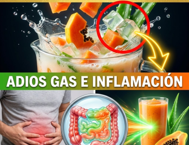 ¡¿Te Sientes como Globo de Feria?! Adiós a la Colitis y al “Mal del Puerco” con este Licuado de Papaya y Sábila
