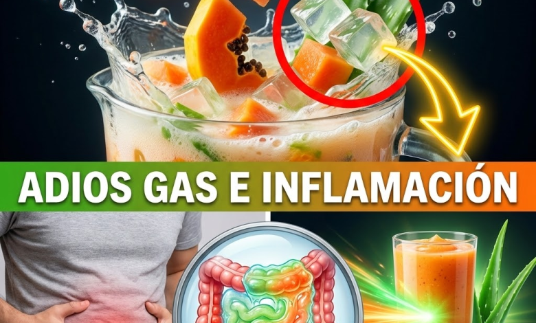 ¡¿Te Sientes como Globo de Feria?! Adiós a la Colitis y al “Mal del Puerco” con este Licuado de Papaya y Sábila