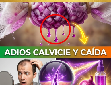 ¡¿Te Estás Quedando Pelón como Rodilla?! El Secreto “Apestoso” (pero Milagroso) de la Cebolla Morada para Resucitar tu Cabello
