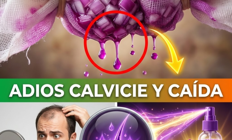 ¡¿Te Estás Quedando Pelón como Rodilla?! El Secreto “Apestoso” (pero Milagroso) de la Cebolla Morada para Resucitar tu Cabello
