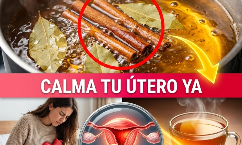 ¡¿Tu Útero te está Boxeando?! Calma los Cólicos del Demonio YA con el Té de Canela y Laurel (Remedio de la Abuela)