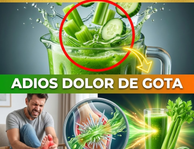 ¡¿Tu Dedo Gordo va a Explotar?! Saca el Ácido Úrico y la Gota con este Jugo Verde “Milagroso” (Adiós Dolor)