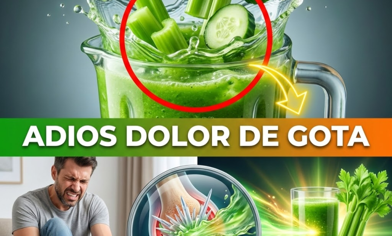 ¡¿Tu Dedo Gordo va a Explotar?! Saca el Ácido Úrico y la Gota con este Jugo Verde “Milagroso” (Adiós Dolor)